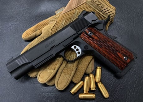 ウッドグリップ｜Carbon8（カーボネイト）M45シリーズ｜ダイヤチェッカー/ブラウン　[AWG-1426]