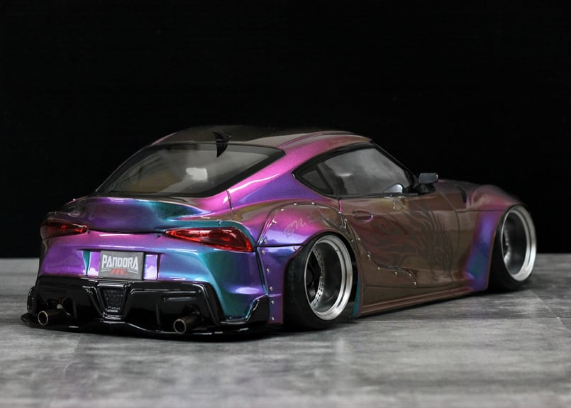 1/10ラジドリ　パンドラ A90スープラ RC DRIFT：PANDORA RC TOYOTA GRスープラ A90 BLS BN-Sportsを