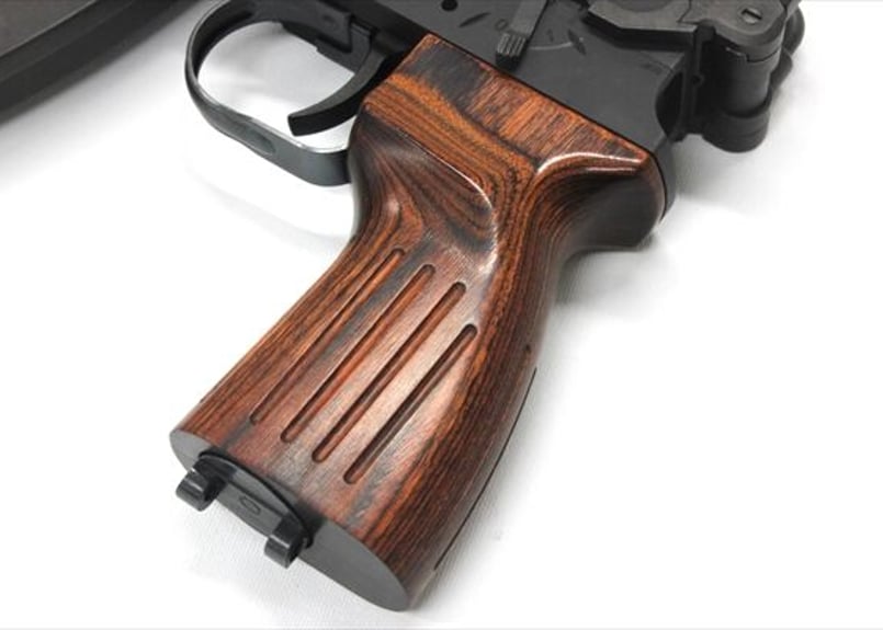 フェルール付き　着脱式ウッドグリップセット ウッドグリップ｜KSC製 Vz61｜ブラウン [AWG-1455] | PANDORA-ONL