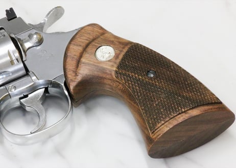 ウッドグリップ｜タナカワークス社製 Colt Python .357Magnum｜オーバーサイズ｜ウォルナット　[WST-333]