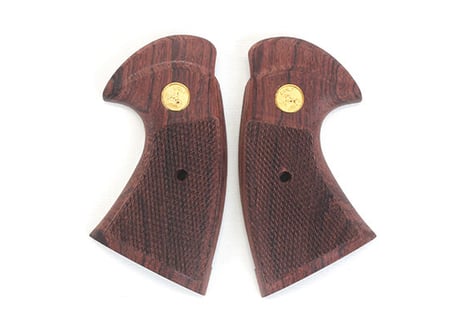 ウッドグリップ｜タナカワークス社製 Colt Python .357Magnum｜オーバーサイズ / ローズウッド　[WST-347]