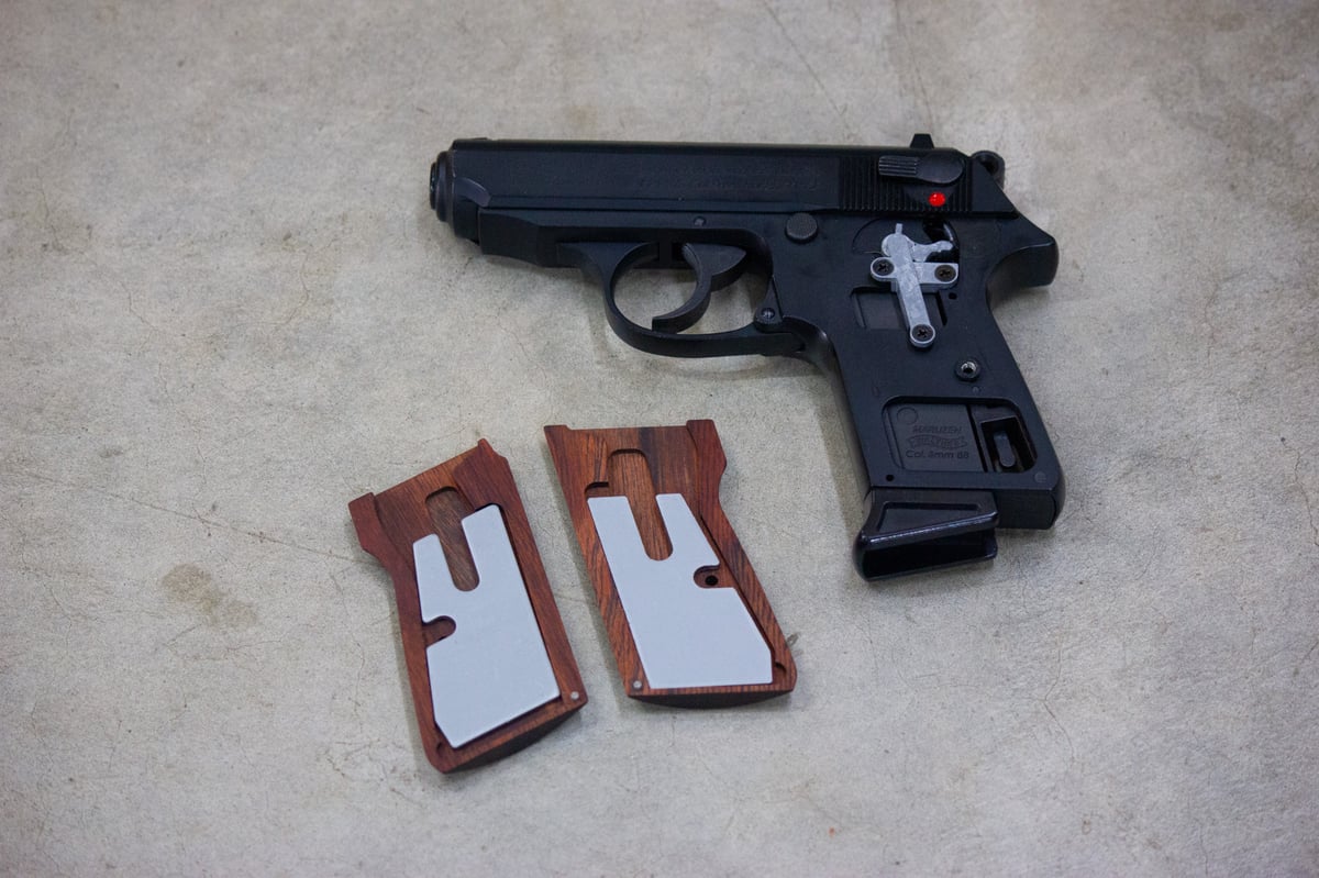 ウッドグリップ｜マルゼン製 ワルサーPPK/S、PP｜フルチェッカー