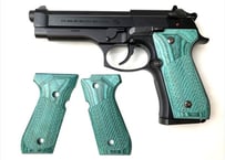 ウッドグリップ｜U.S.M9/M9A1｜チェッカー/グリーン [WST-342]
