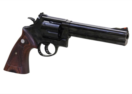 ウッドグリップ｜タナカワークス社製 S＆W M29（Nフレーム・スクエアバット）｜チェッカー/ブラウン  [AWG-1465]