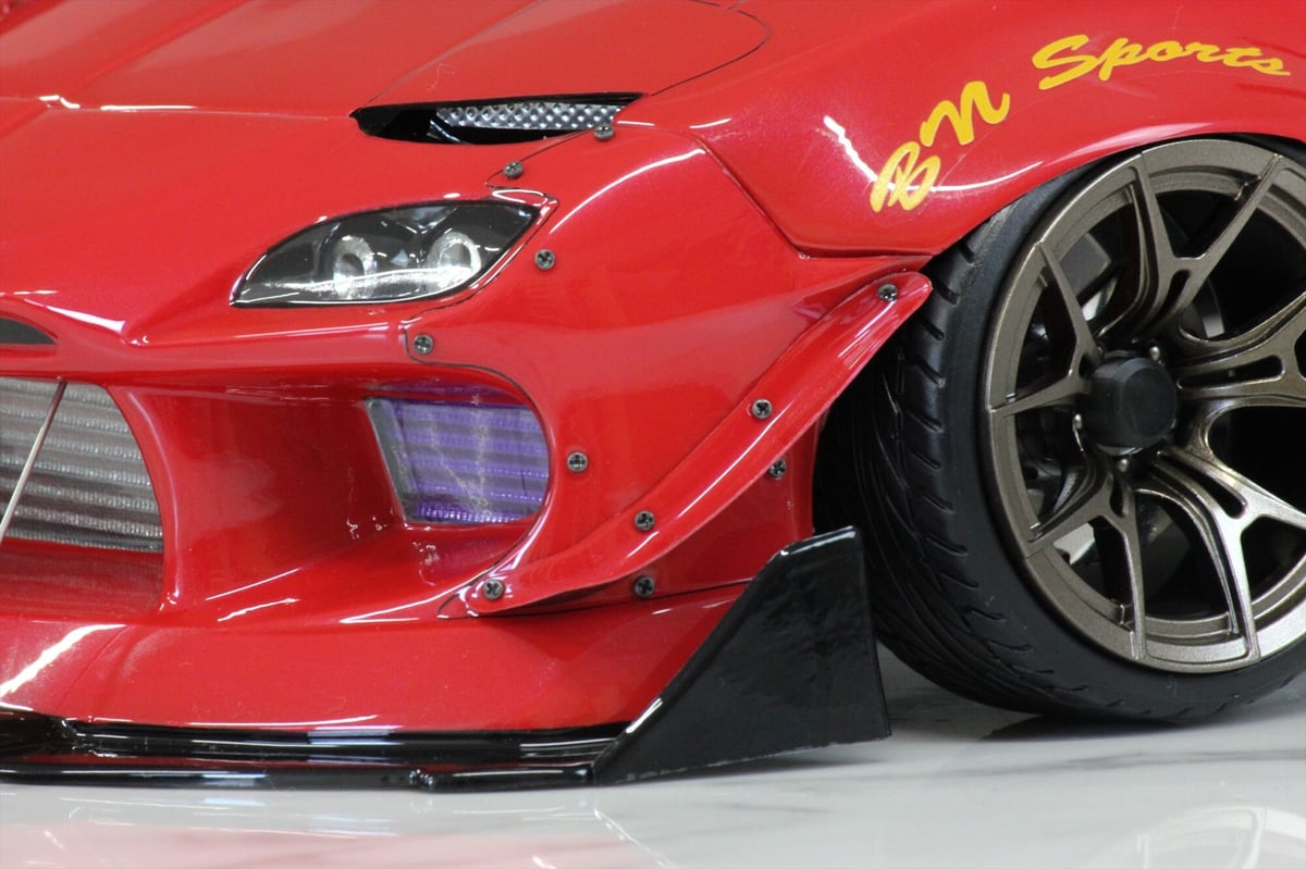 新品 1/10 (パンドラ製品) RX-7 FD3S (BN Sports公認)キャンディ塗装済