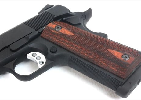 ウッドグリップ｜Carbon8（カーボネイト）M45シリーズ｜ダイヤチェッカー/ブラウン　[AWG-1426]