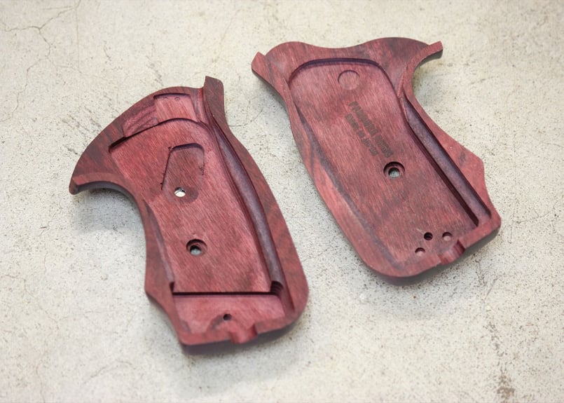 ウッドグリップ｜マルシン工業 コルトアナコンダ ｜チェッカー