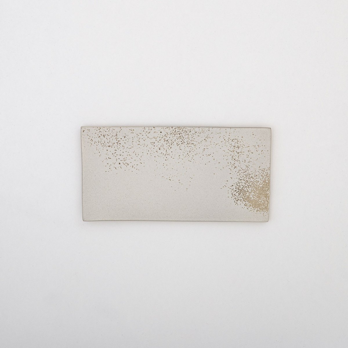 長角プレート 200 白貝 | 佳窯