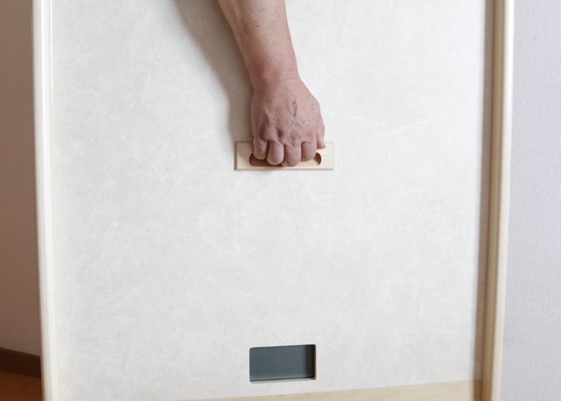 車椅子用体重計ケアスケール「ふじこちゃんⅢ」 レッド | 木工房