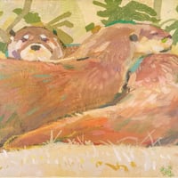 まどろむカワウソたち