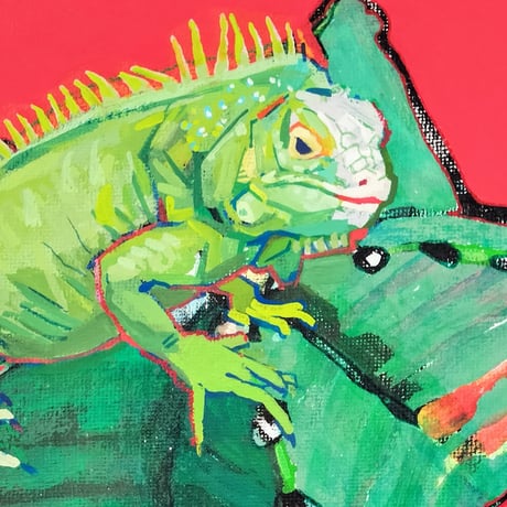 リアルイグアナ レイアウト用品 Bunny's 約50cm リアルイグアナ