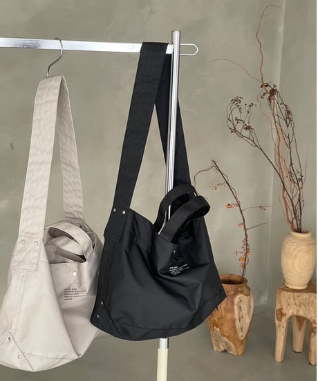 2WAY SHOULDER TOTE BAG / 2color