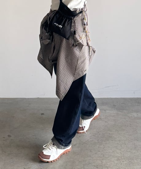 MESH JAGGED SOLE SNEAKERS / 2color
