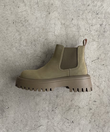 LEATHER CHELSEA BOOTS / 3color