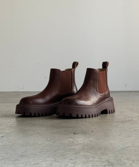 SIDE GORE BOOTS / 2color