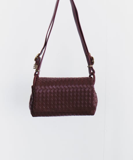 2WAY MINI LEATHER MESH BAG / 3color