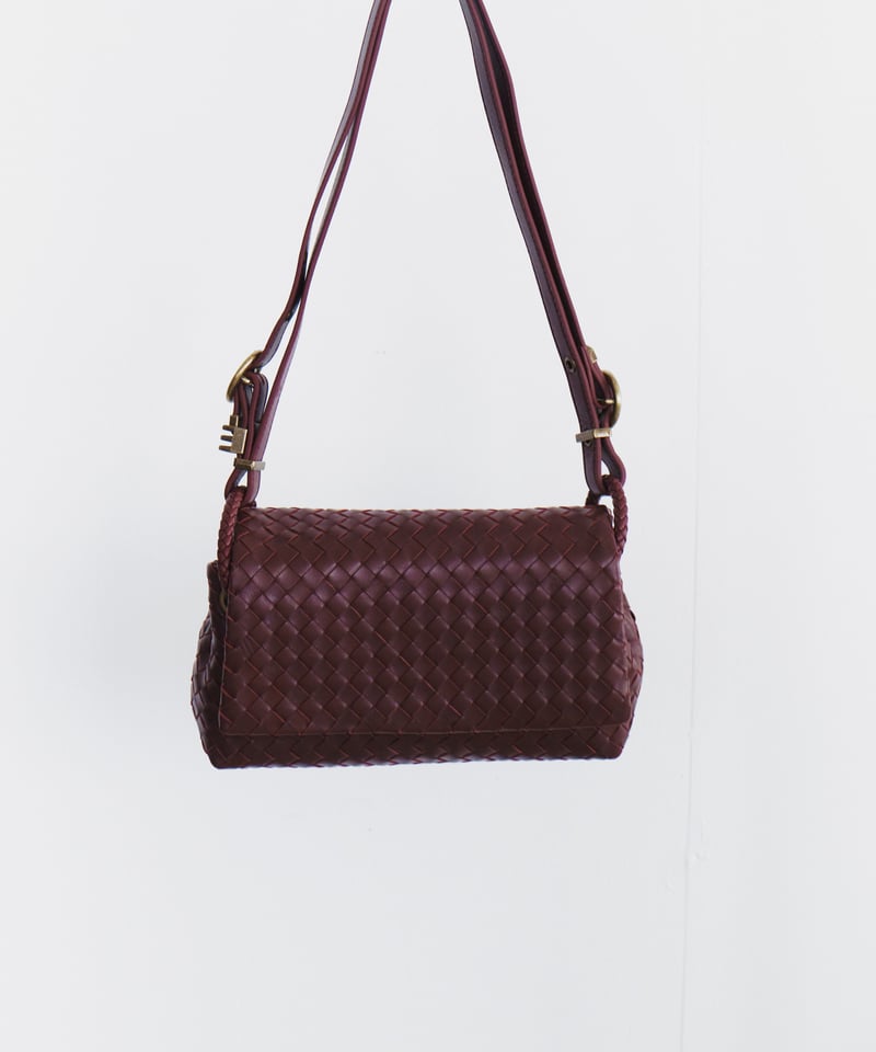 2WAY MINI LEATHER MESH BAG / 3color | JISTORY
