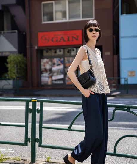 2WAY MINI LEATHER MESH BAG / 3color