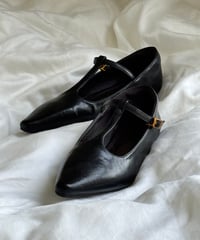 T-STRAP LOW HEEL SHOES