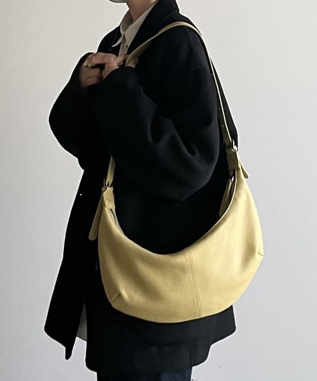 LEATHER SHOULDER BAG / 3color