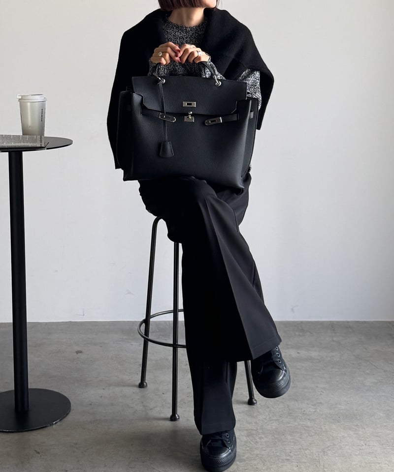 SQUARE BELT HANDLE BAG / 3colors <送料無料> | JISTORY SQUARE BELT HANDLE BAG / 3colors <送料無料> | JISTORY