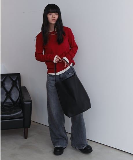 ONE HANDLE SHOULDER BAG / 3color
