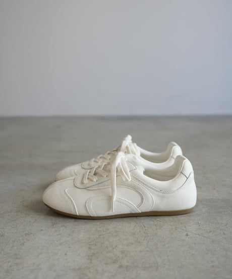 ECO SUEDE ＆ LEATHER SWITCHING SNEAKERS