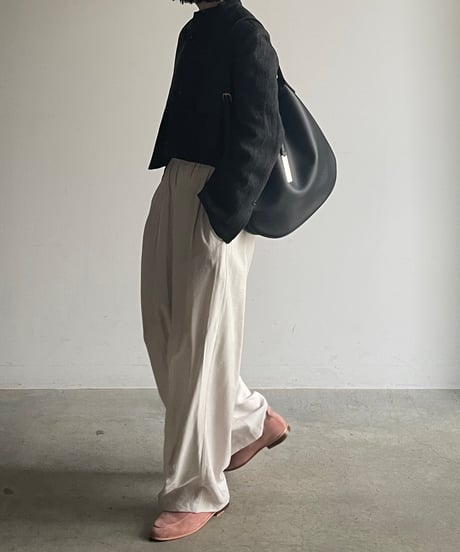 SUEDE LEATHER VAMP LOAFERS / 4color