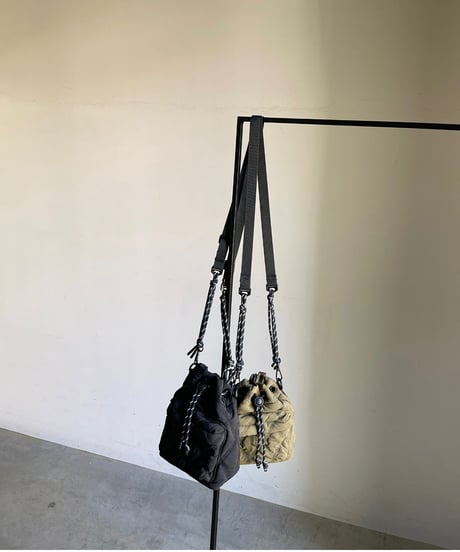 QUILTING PARACORD SHOULDER BAG / 2color