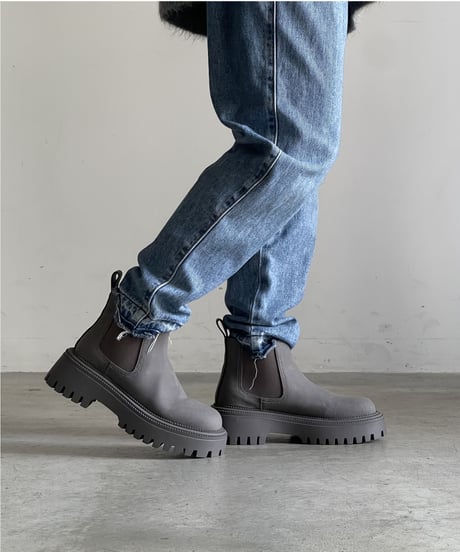 LEATHER CHELSEA BOOTS / 3color