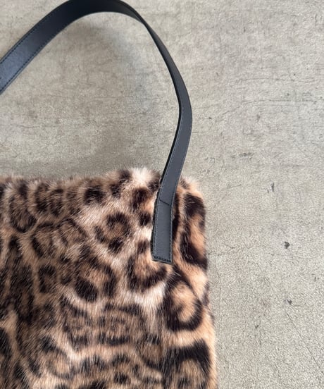 ECO FUR LEOPARD BAG