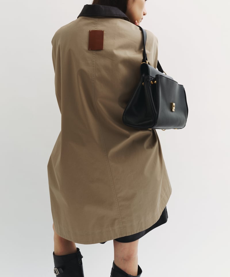 GRAIN LEATHER FLAP BAG / 2color | JISTORY