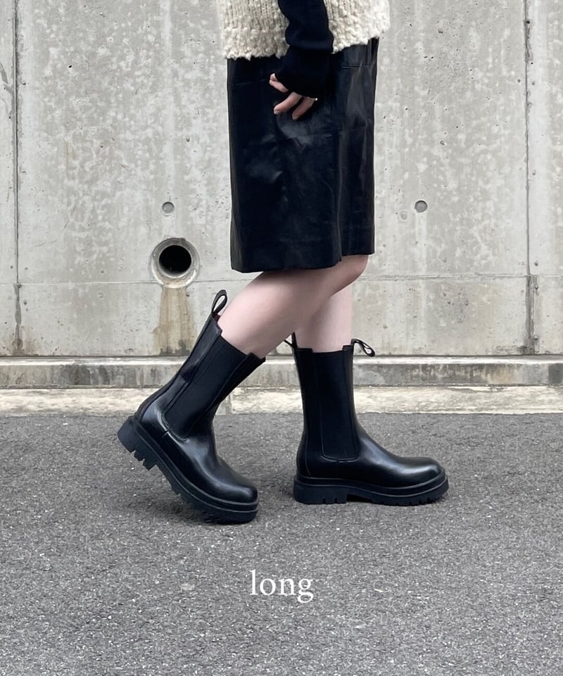 SIDE GORE BOOTS long | JISTORY