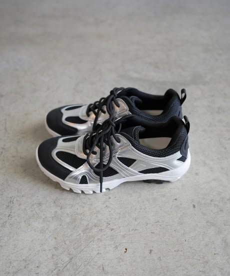 MESH JAGGED SOLE SNEAKERS / 2color