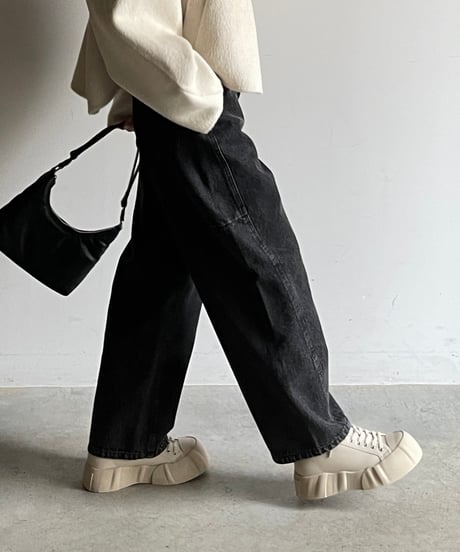 PLATFORM LOW CUT SNEAKERS / 2color