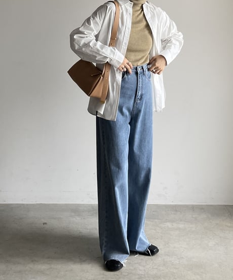 LEATHER ONE SHOULDER BAG/2color
