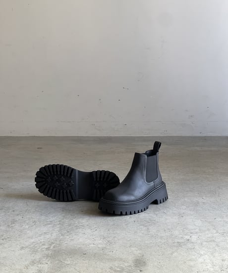 LEATHER CHELSEA BOOTS / 3color
