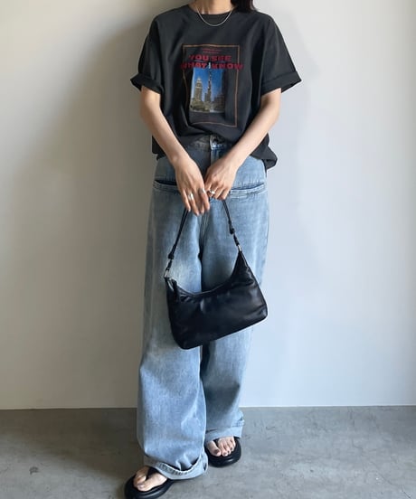 PADDED ONE SHOULDER HOBO BAG