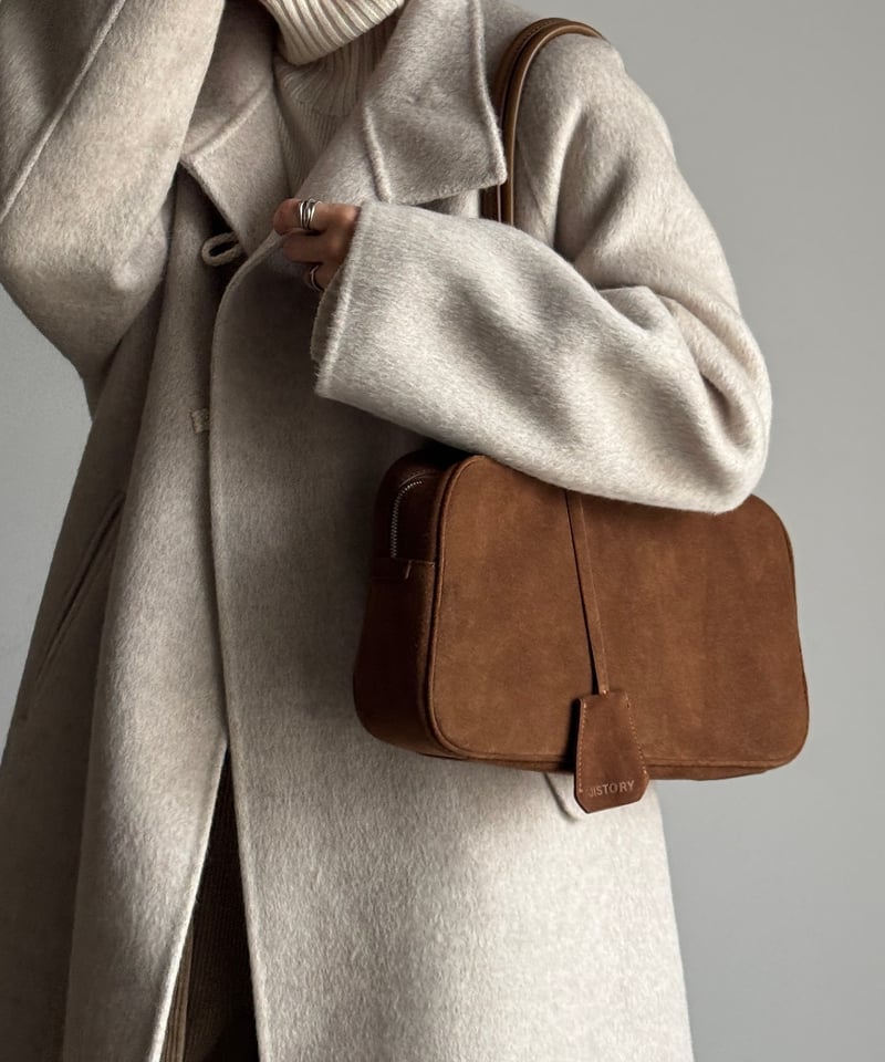 JISTORY SHOULDER BOSTON BAG ブラウン SHOULDER BOSTON BAG / 2color | JISTORY