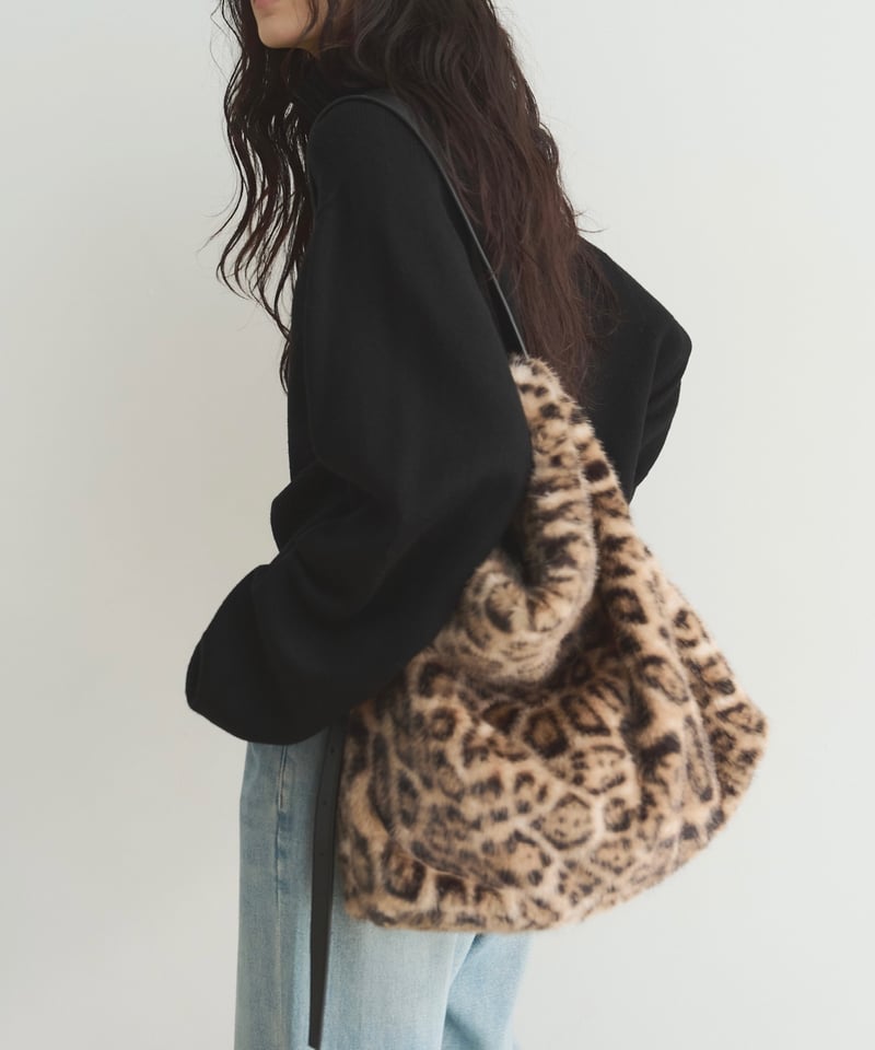 布袋 ECO FUR LEOPARD BAG | JISTORY