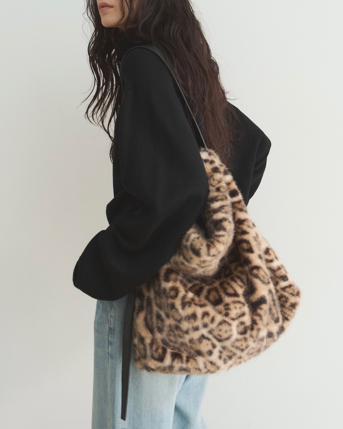 ECO FUR LEOPARD BAG | JISTORY