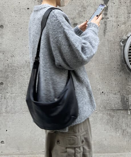 LEATHER SHOULDER BAG / 3color