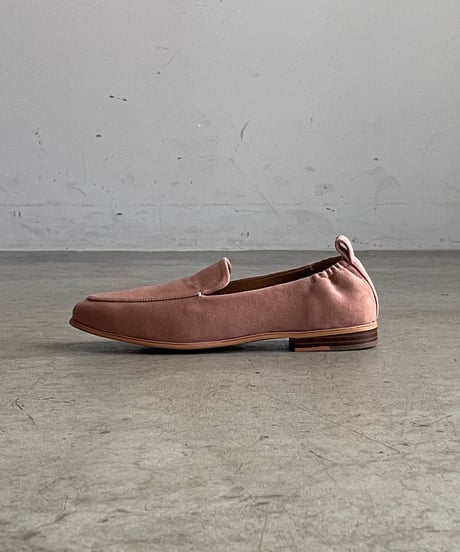 SUEDE LEATHER VAMP LOAFERS / 4color