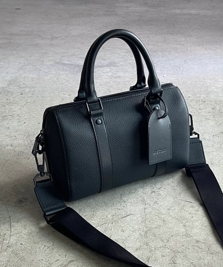 2WAY LEATHER MIDDLE BOSTON BAG