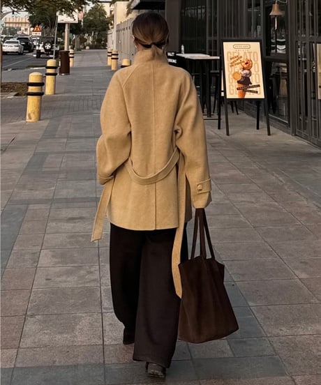 【予約販売】SUEDE LEATHER BIG TOTE