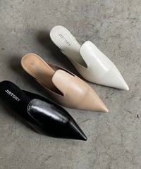 POINTED TOE MULE / 3color