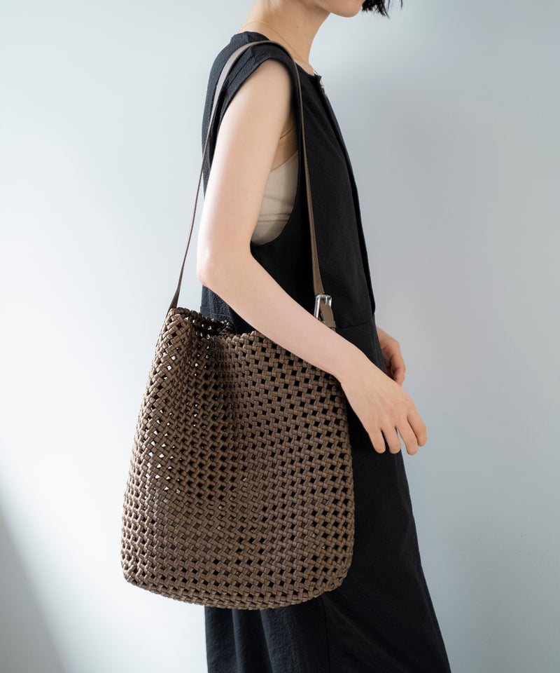 ONE HANDLE MESH BAG / 2color | JISTORY