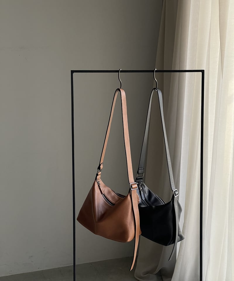 【美品】Y's Leather square shoulder bag
