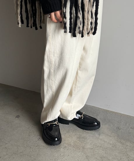 PLATFORM BIT LOAFER/2color