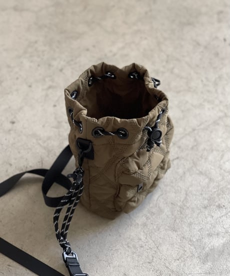 QUILTING PARACORD SHOULDER BAG / 2color